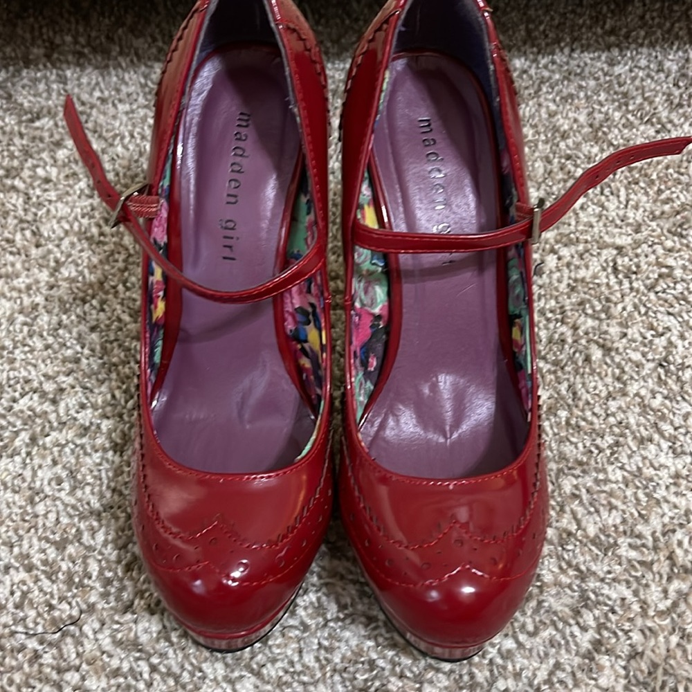 Madden Girl Mary Jane Pump Gem